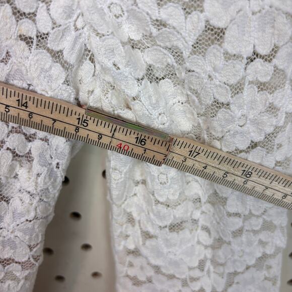 BCBG Lace Bell Sleeve Dress Whimsical Romantic Feminine Boho S - Picture 8 of 10